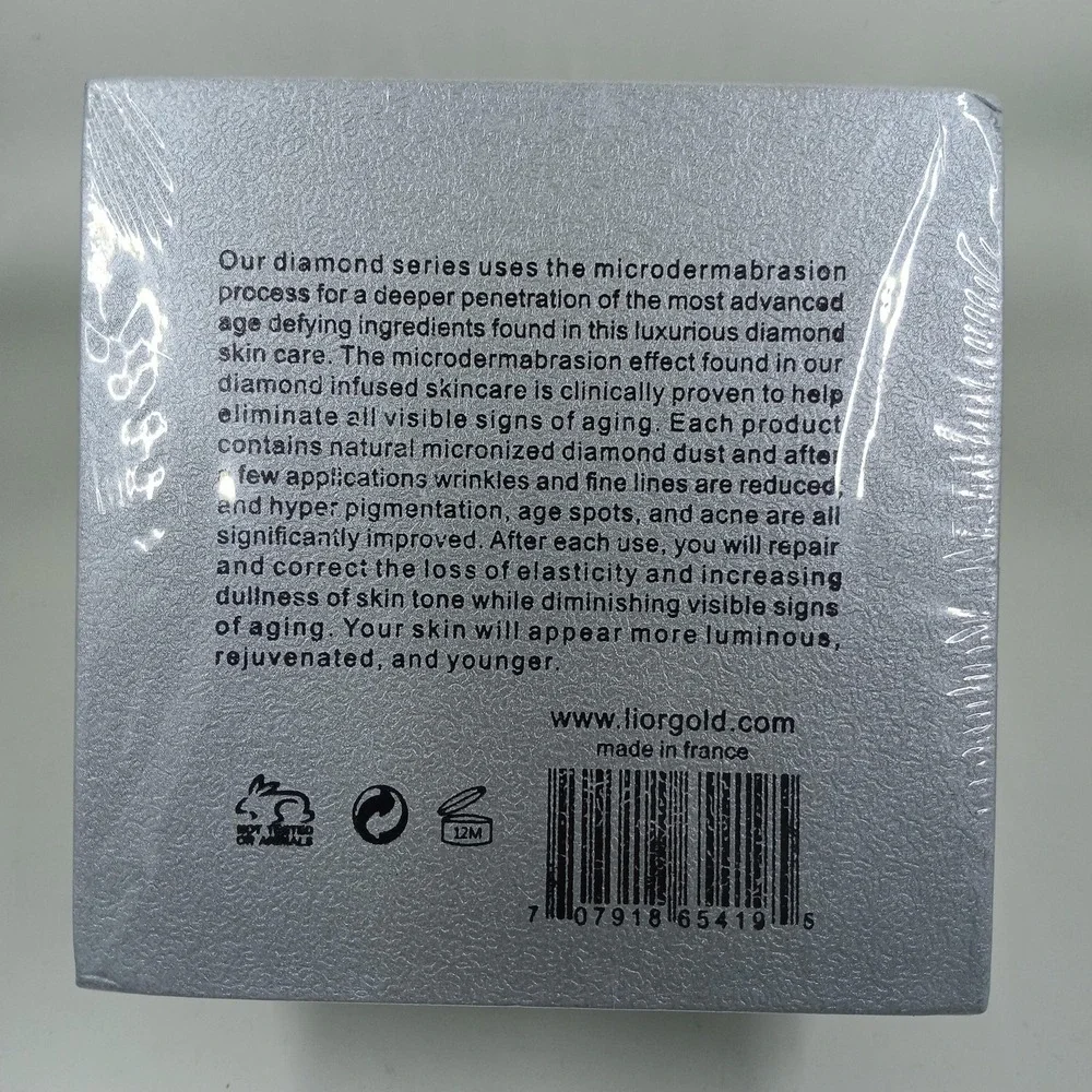 Lior Gold Diamond Neck Mask 30g 1.02oz Firming Sculpt‎ Anti Aging Made In France